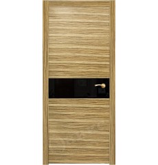 Дверь деревянная "Оникс" СОЛО зебрано